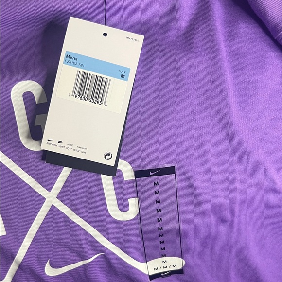 Nike men’s size medium NWT Lavender purple Golf Graphic Tee - Picture 5 of 5